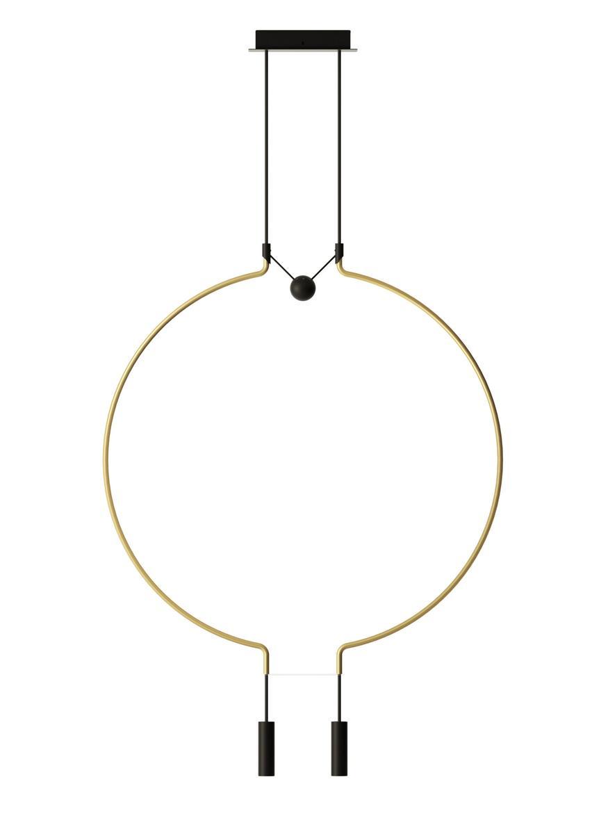 LED metal pendant lamp | Liaison Spliaix2 by Axolight