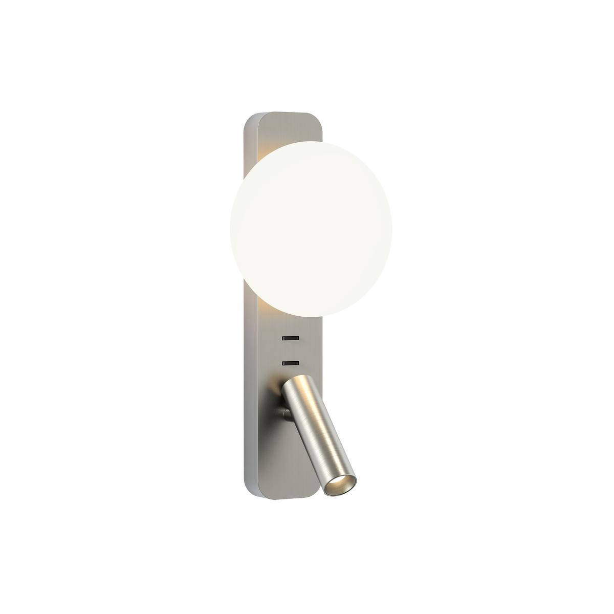 LED aluminium reading lamp with fixed arm | Zeppo Reader by Astro lighting