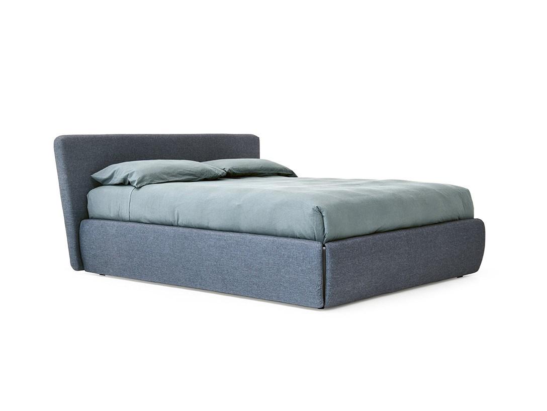 Upholstered fabric double bed | Rialto by Pianca