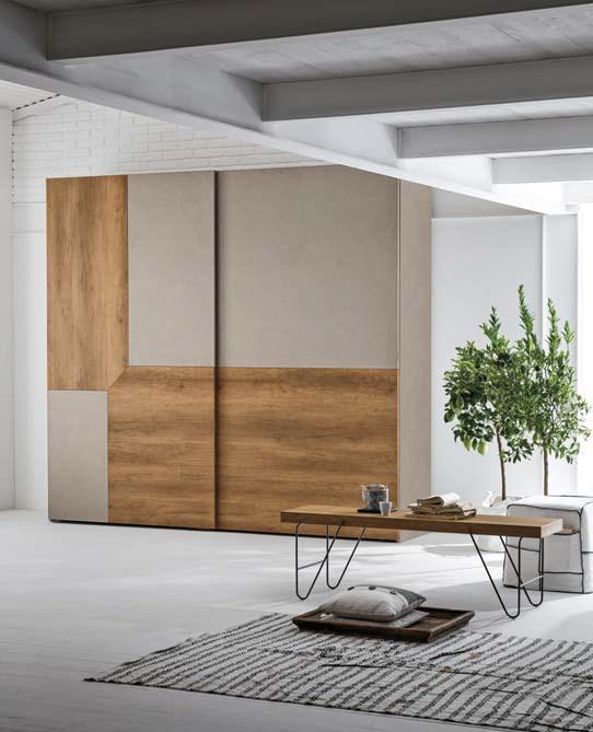 Sectional wardrobe with sliding doors | Double by Tomasella
