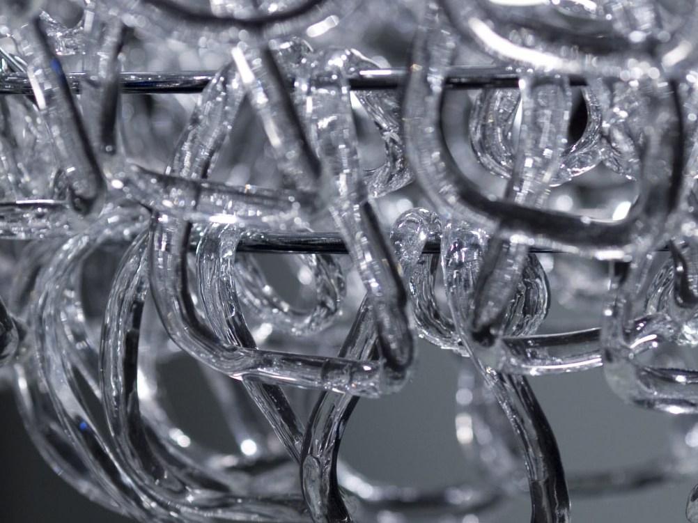 Crystal ceiling lamp | Giogali Pl 80 by Vistosi