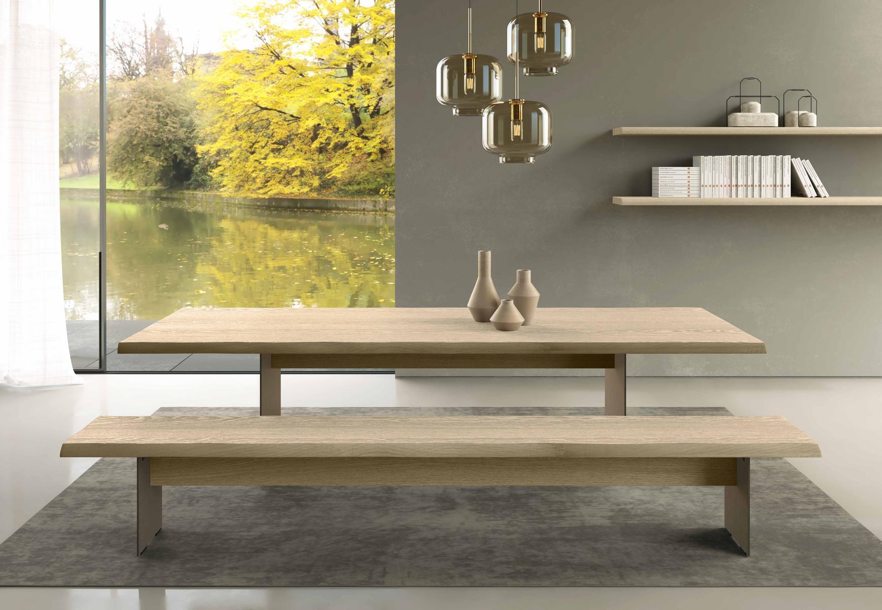 Rectangular wooden dining table | Alfred by Olivieri