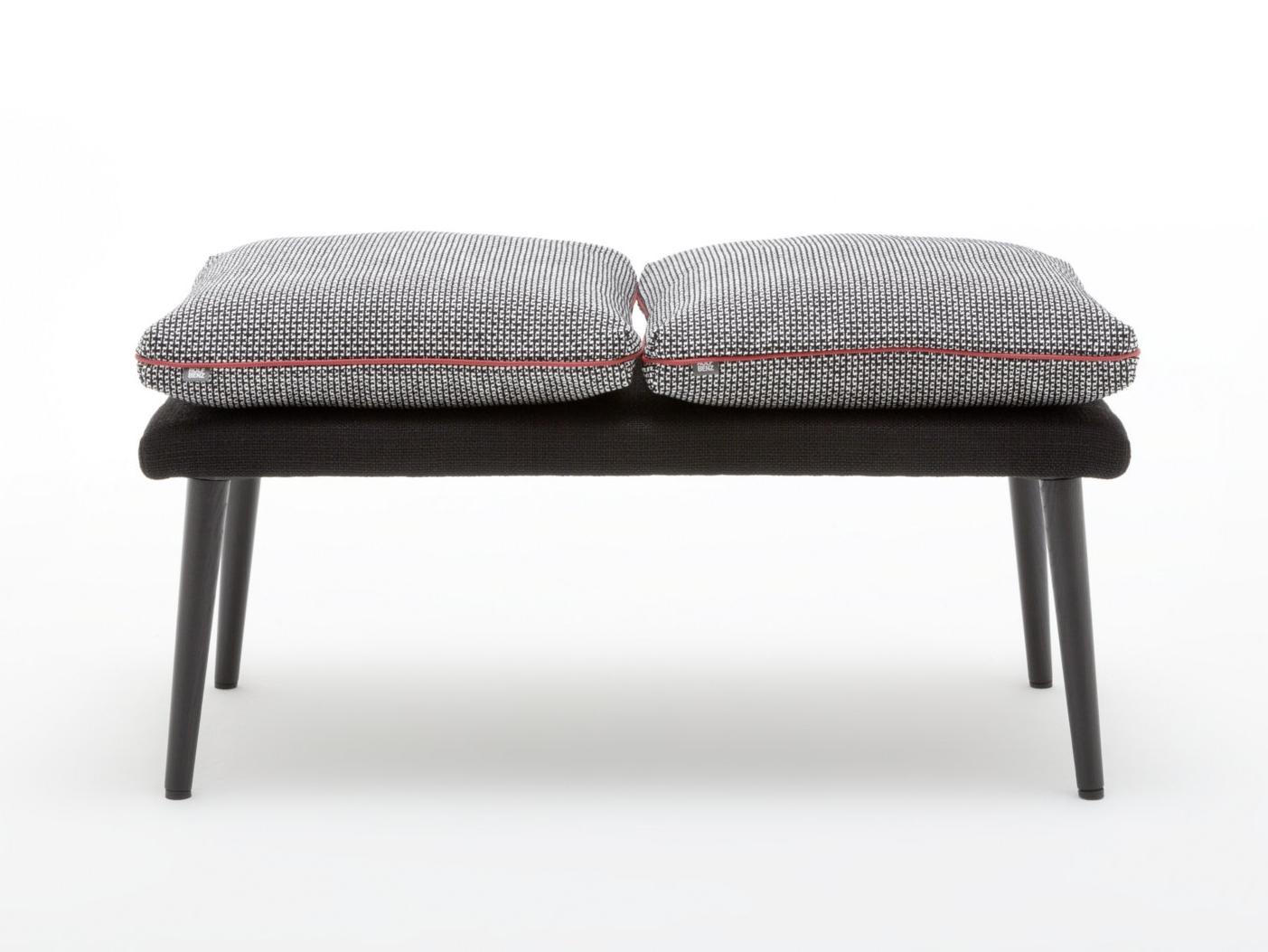 Upholstered fabric bench | 945 by Rolf Benz