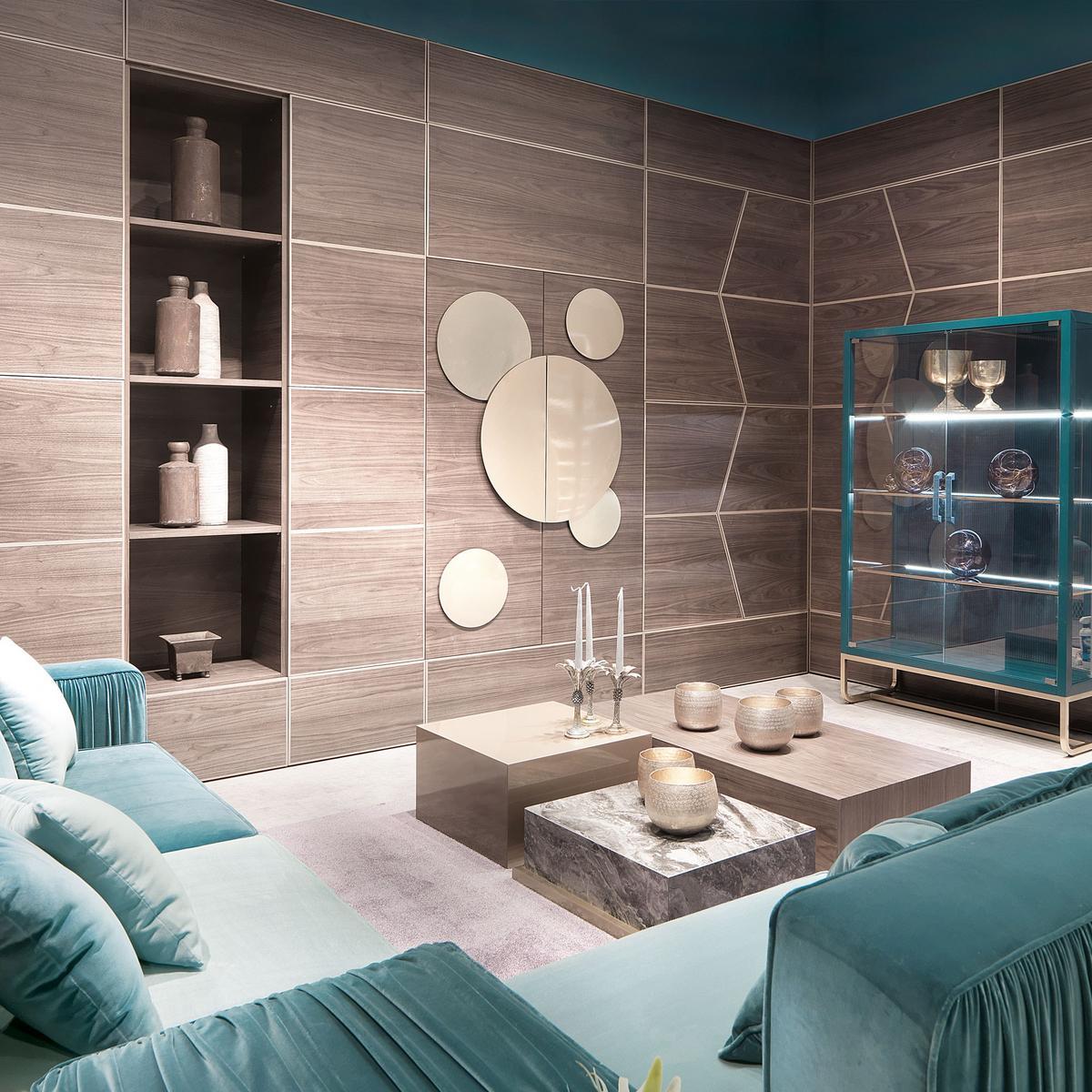 Eco-leather storage wall | Zenit by Corte Zari