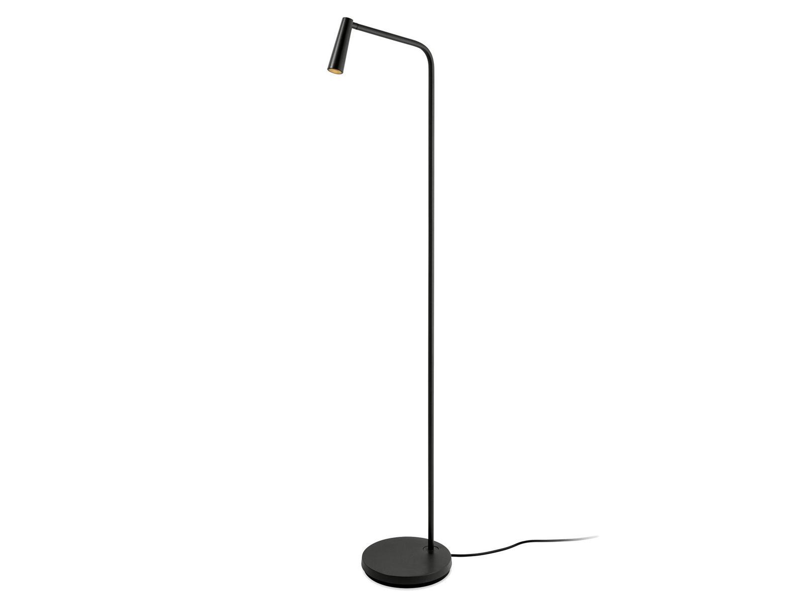 LED reading adjustable steel floor lamp | Gamma by Leds C4