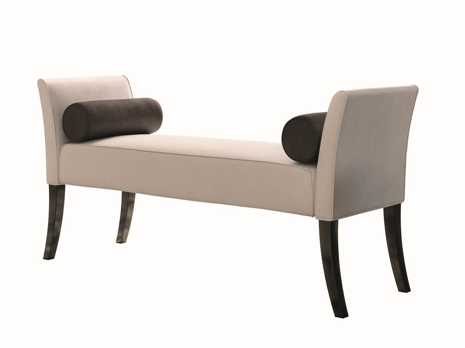 Upholstered leather bench | Kosta by Capital Collection