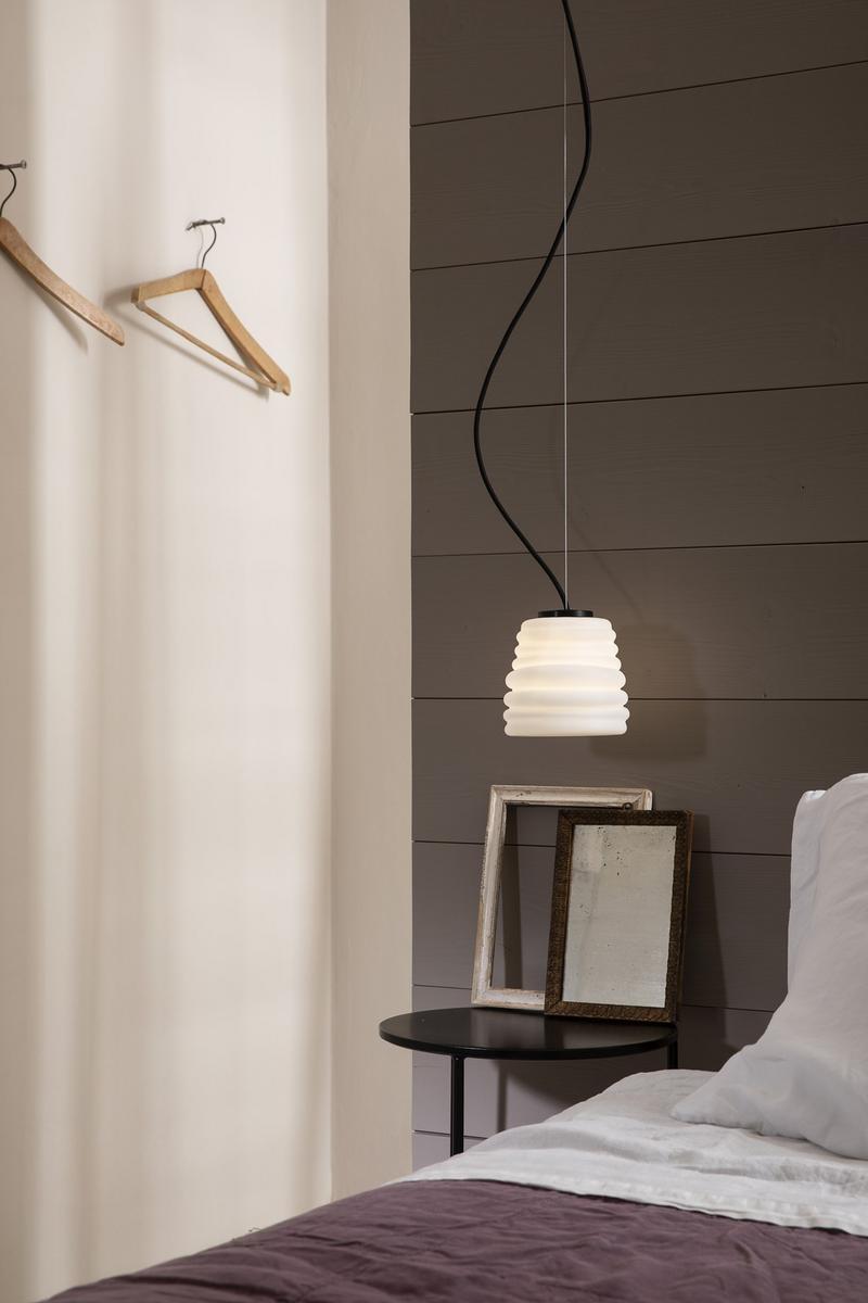Glass pendant lamp | Bibendum by Karman
