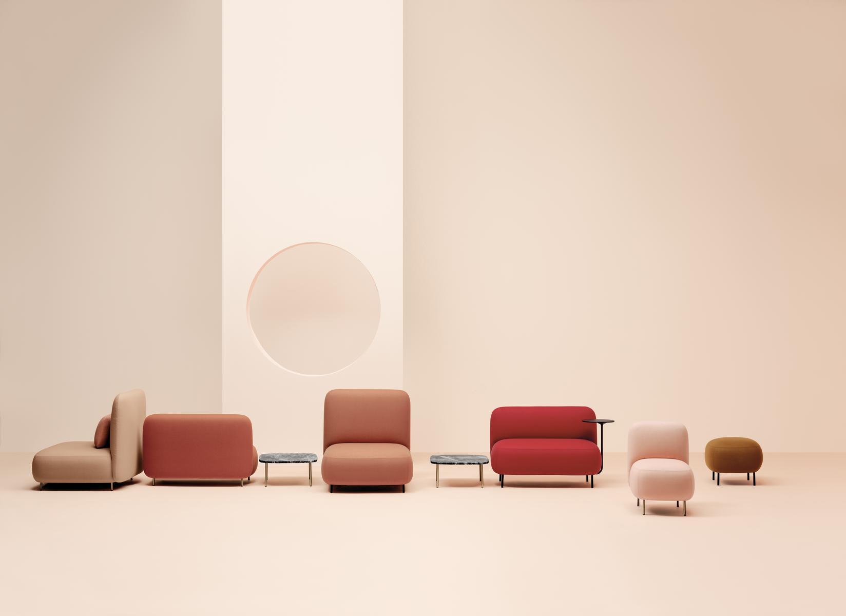 Upholstered fabric guest chair | Buddy 210s by Pedrali