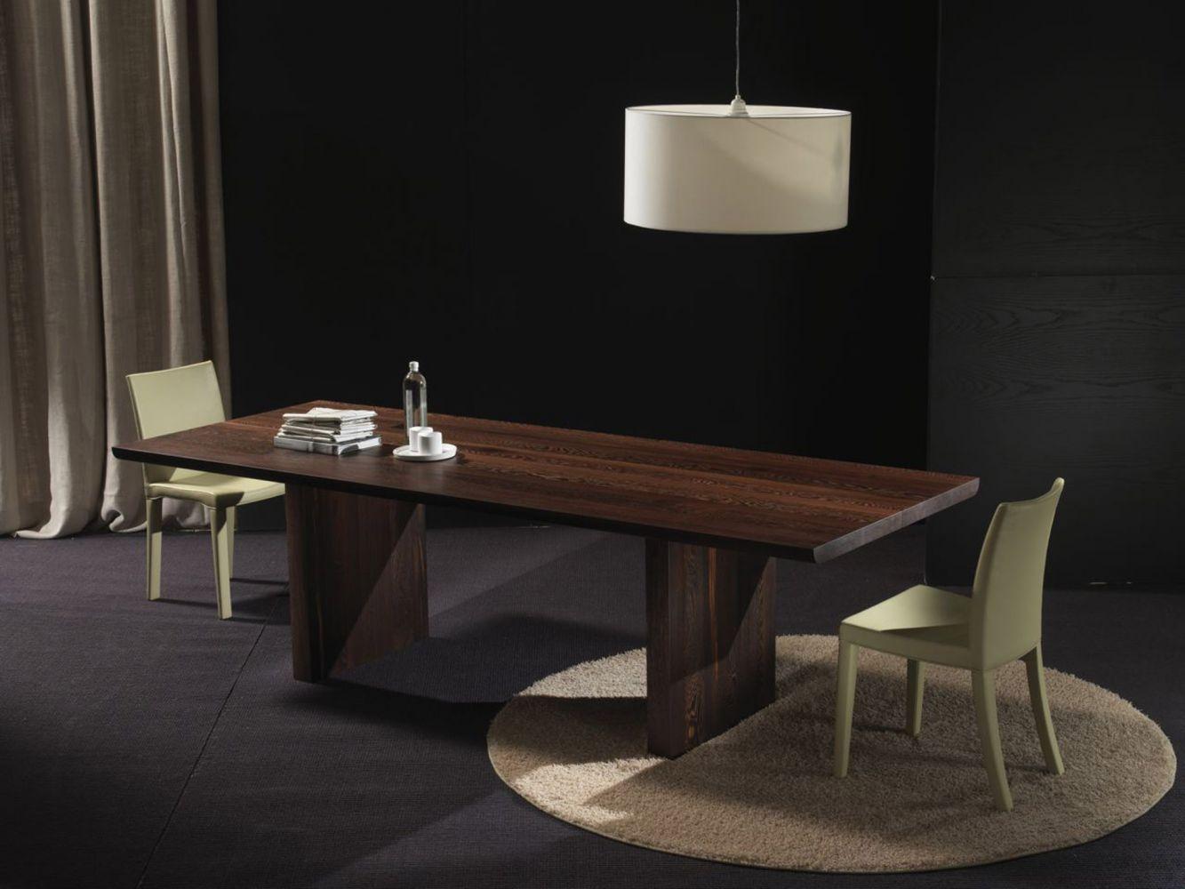 Rectangular solid wood table | Celerina by Riva 1920