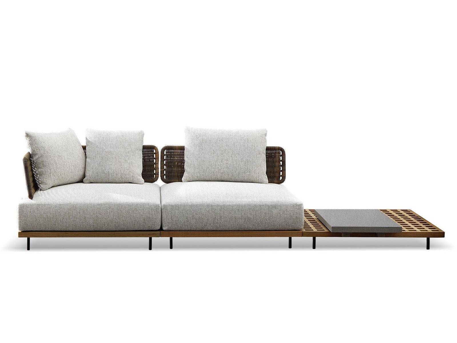 Outdoor sofa | Quadrado by Minotti