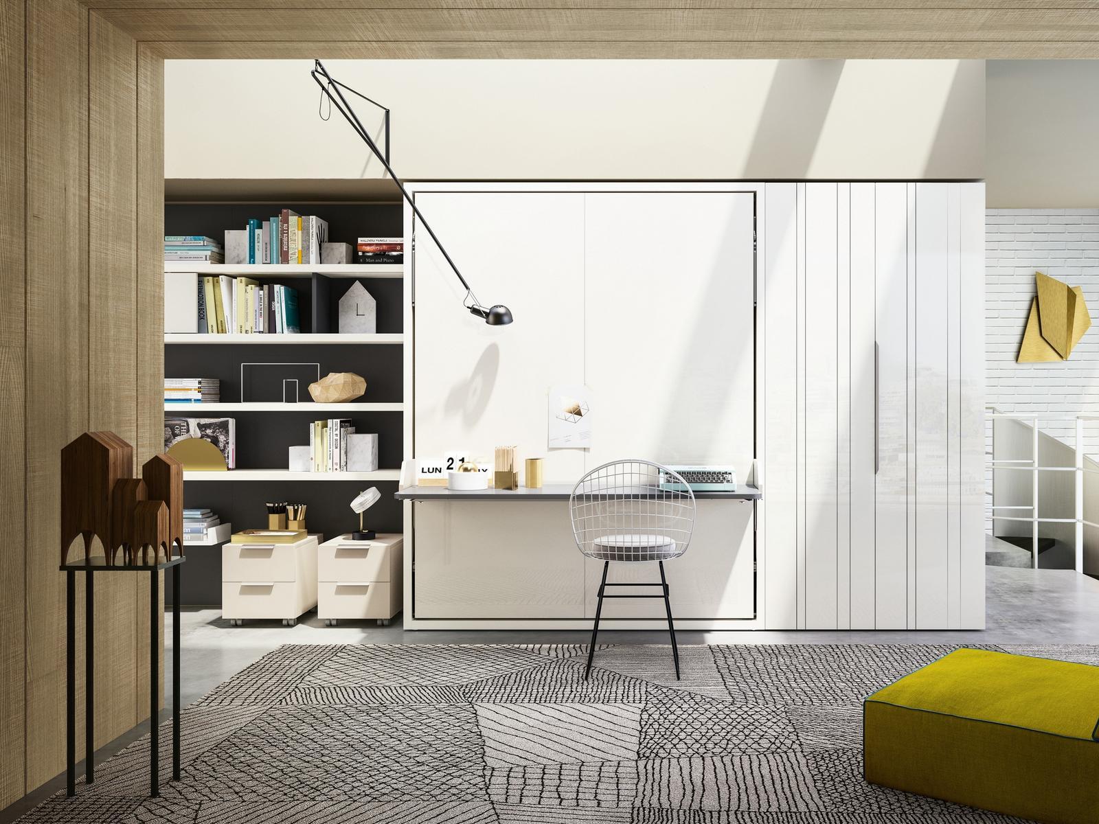 Sectional modular storage wall | Living & Young System by CLEI