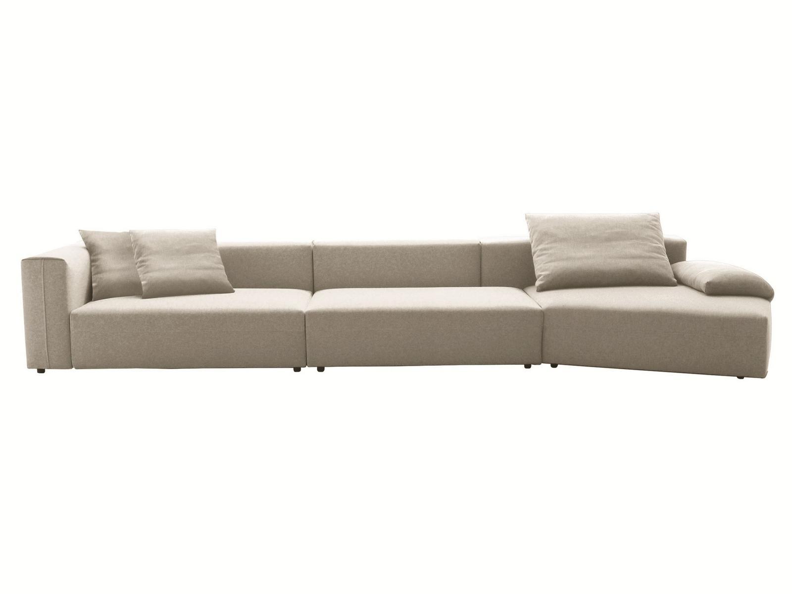 Sectional modular fabric sofa | Freestyle by Molteni