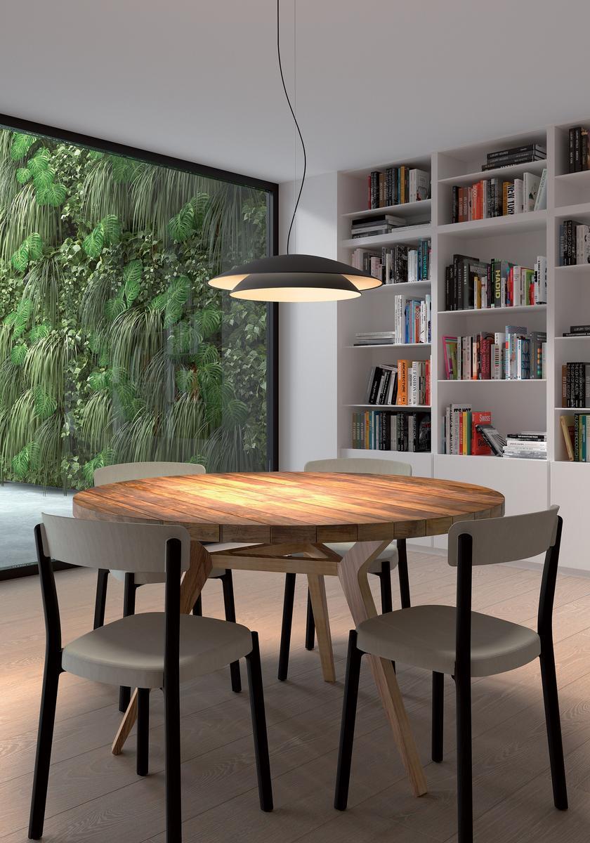 LED steel pendant lamp | Noway by Leds C4