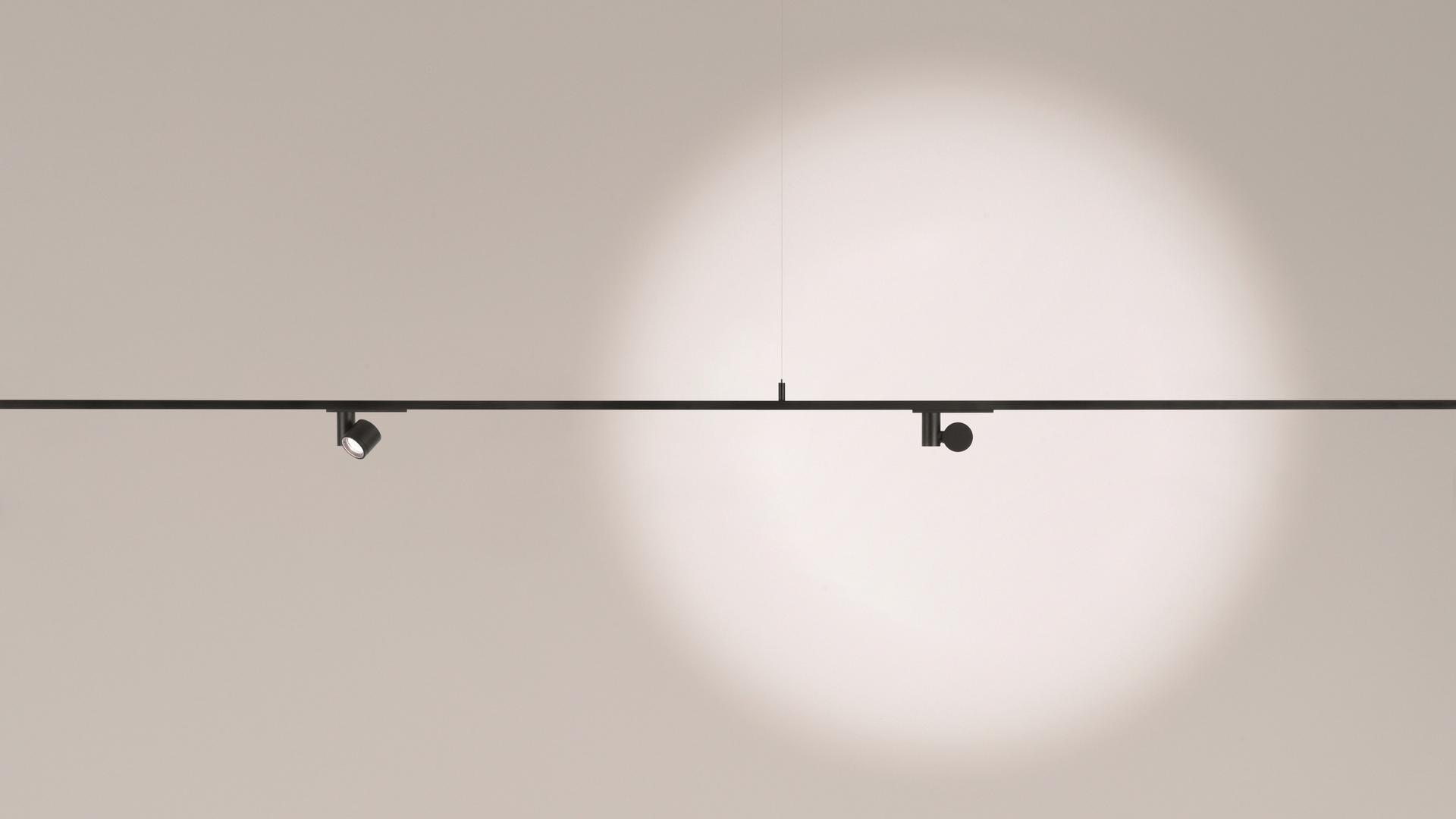 LED Anodized aluminium track-Light | Minimal Track Suspension by Arkoslight