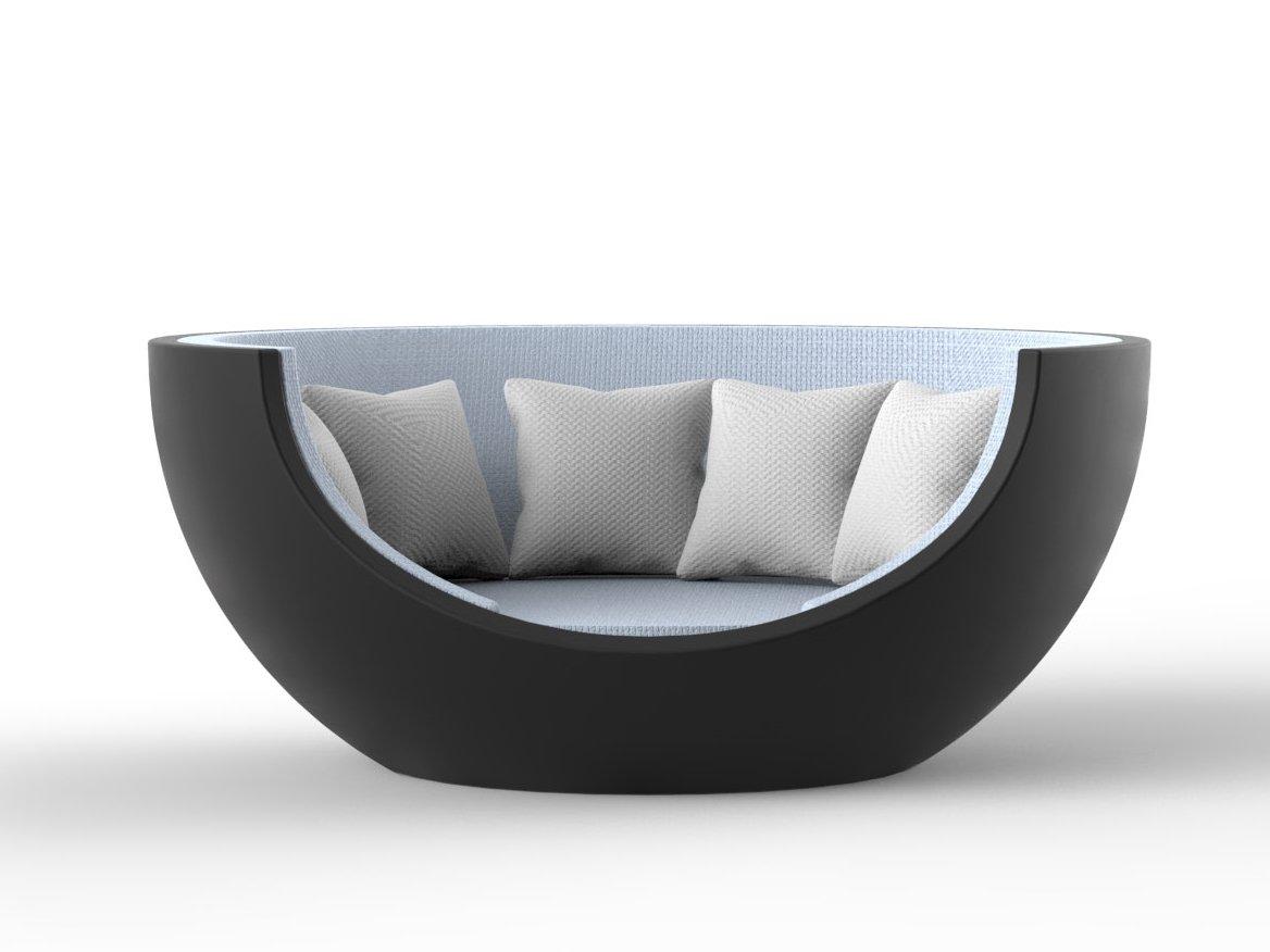 Polyethylene garden bed | Moon by Vondom