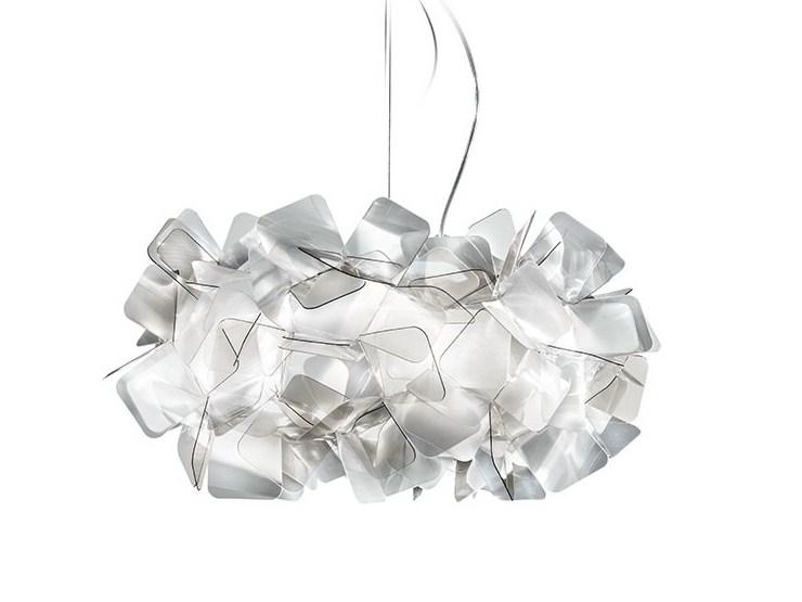 LED Cristalflex® pendant lamp | Clizia Fumé Small by Slamp