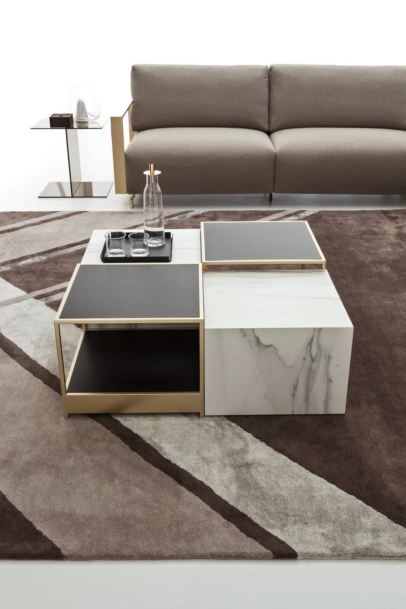 Square coffee table for living room | Bag by Ditre Italia