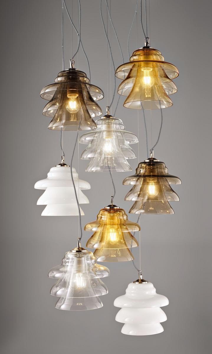 LED glass pendant lamp | Cicare by Olev