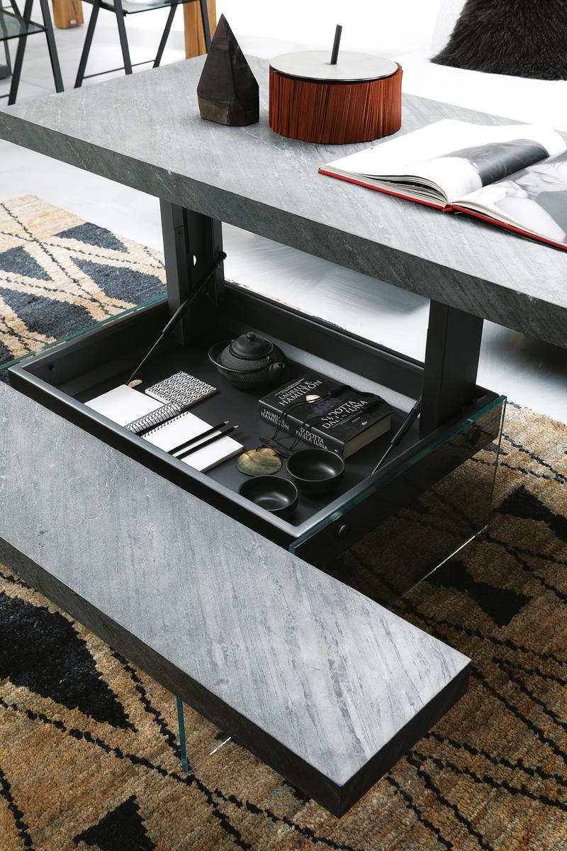 Height-adjustable wooden coffee table | Markus by Ozzio Italia
