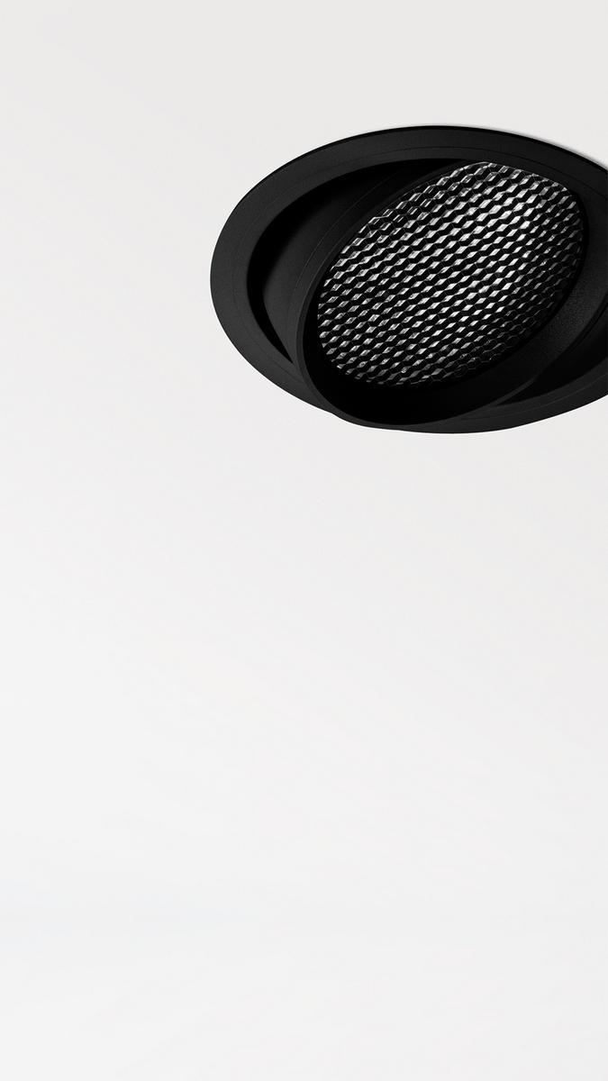 LED adjustable recessed aluminium spotlight | Wellit L by Arkoslight