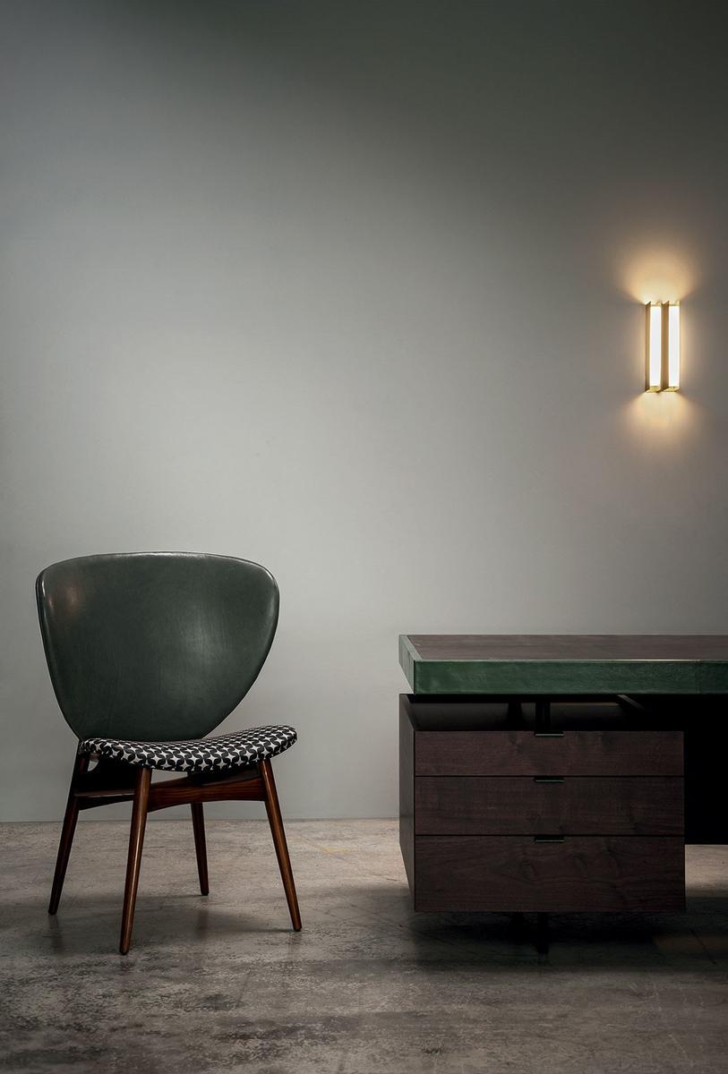 Rectangular wooden writing desk with drawers | Bourgeois by Baxter