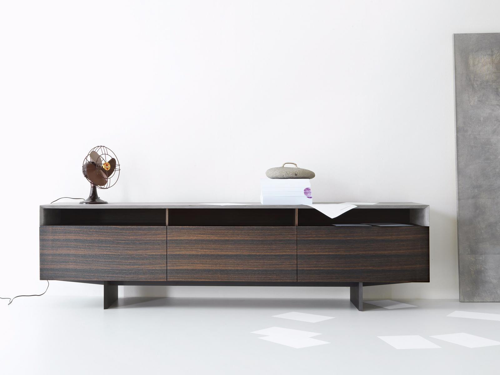 Oak sideboard with doors with drawers | Marble Arch by Lema