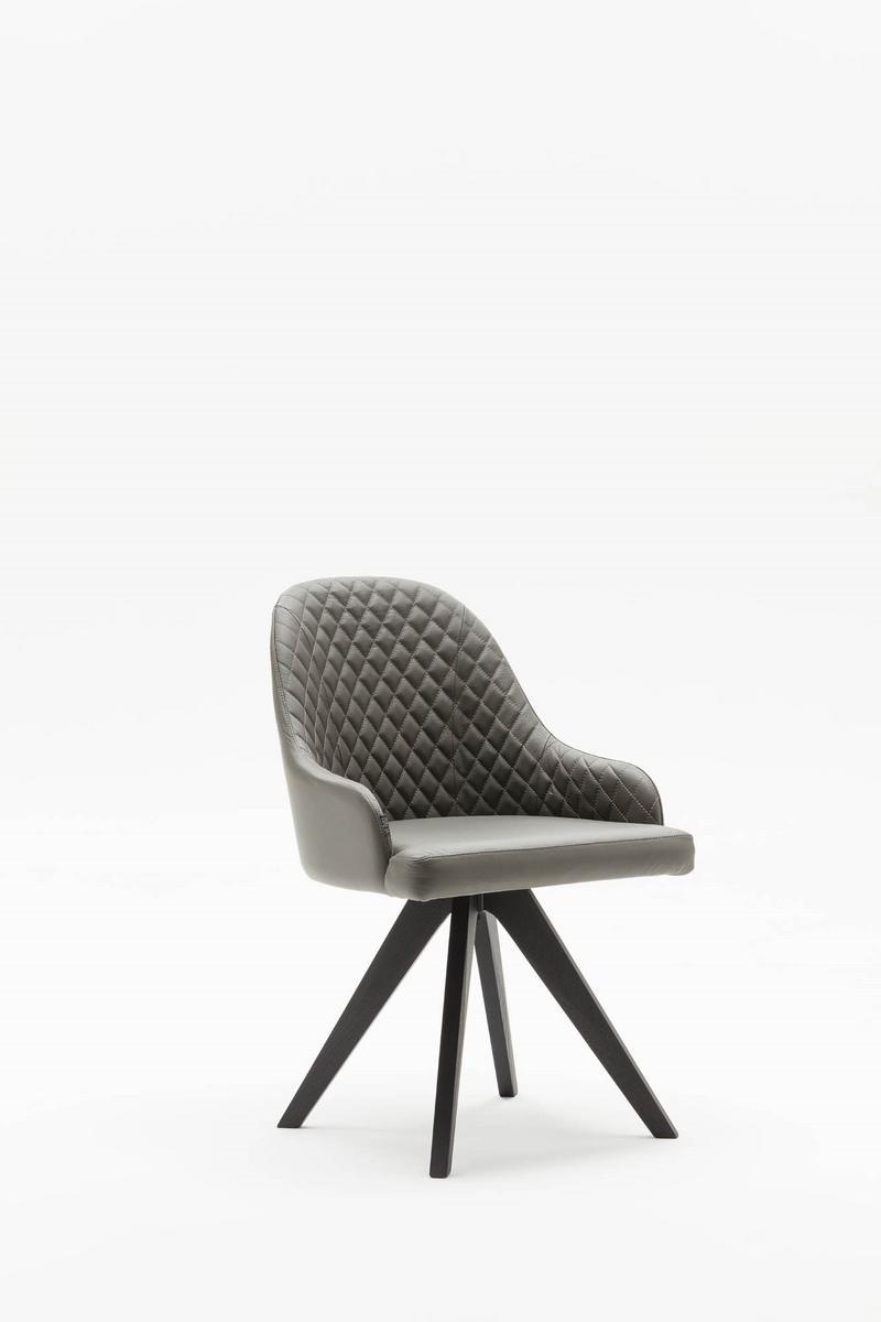 Upholstered chair with armrests | Olimpia by Ozzio Italia