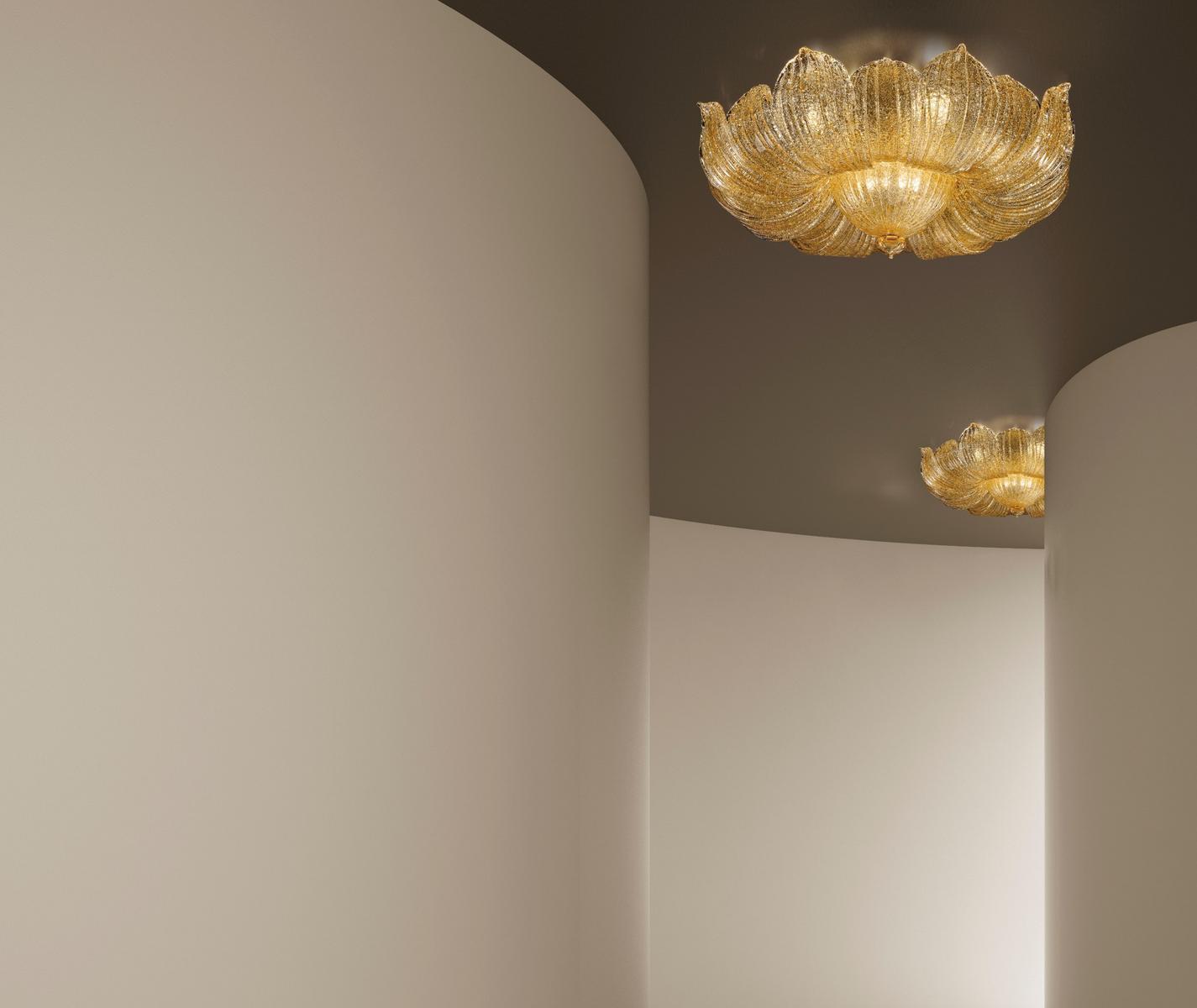 Glass ceiling light | Loredan by Sylcom