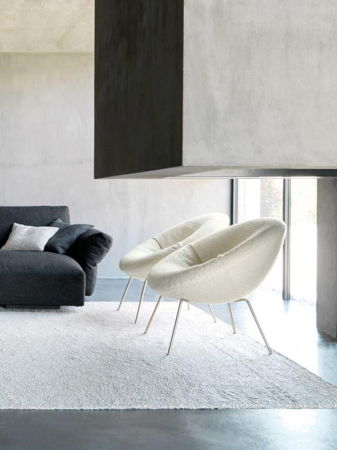 Fabric armchair | Nest Soft by Desiree