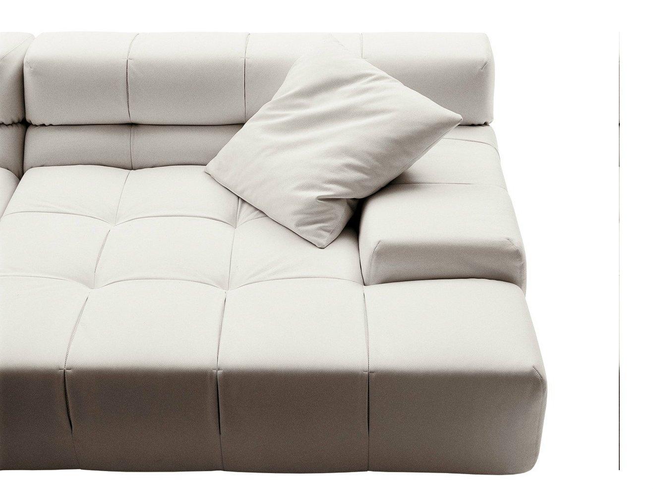 Sectional leather sofa | Tufty Time Leather by B&B Italia