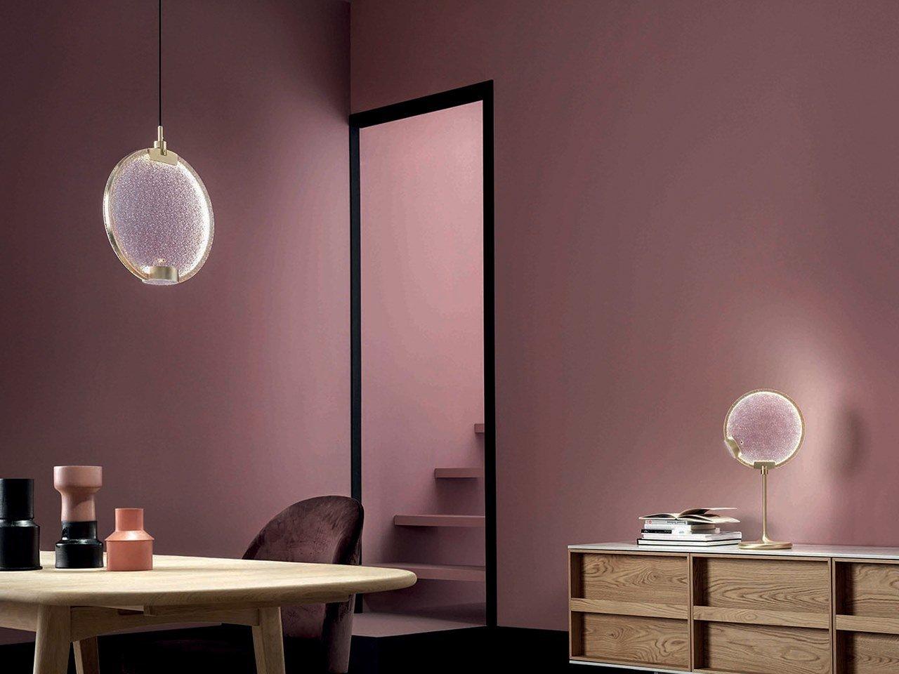 LED glass pendant lamp | Horo S1 by Masiero