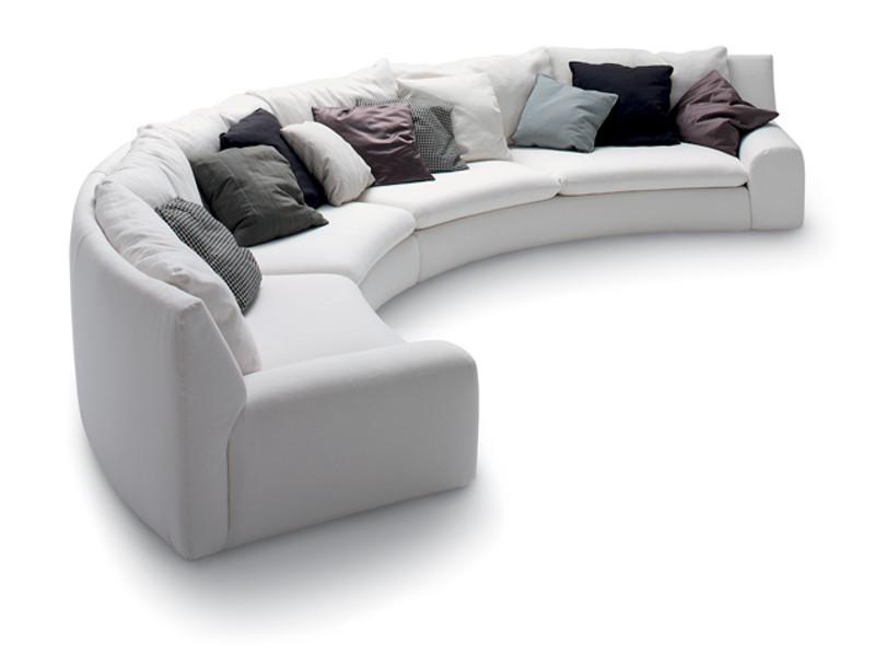 Curved fabric sofa | Ben Ben by Arflex