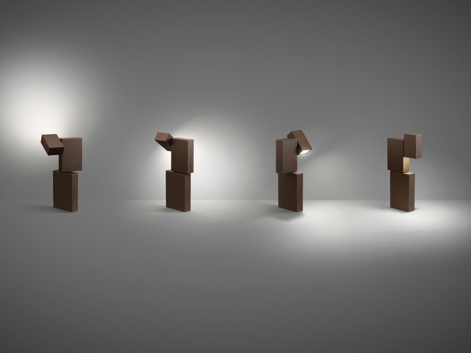 Metal bollard light | Boxes by Vibia