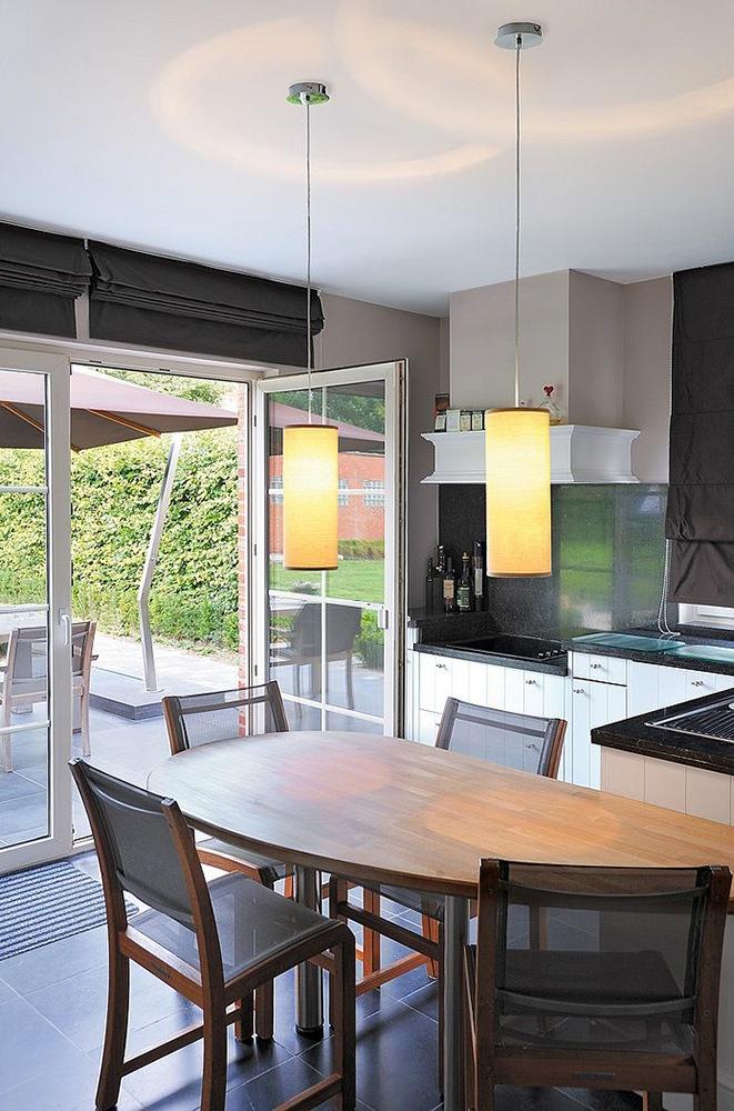 Fabric pendant lamp in a contemporary style | Soprana by SLV