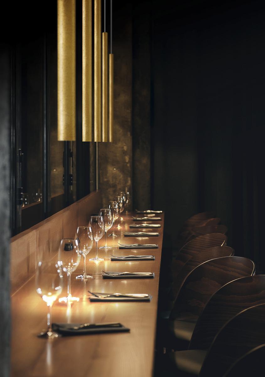 LED extruded aluminium pendant lamp | To Be by Panzeri