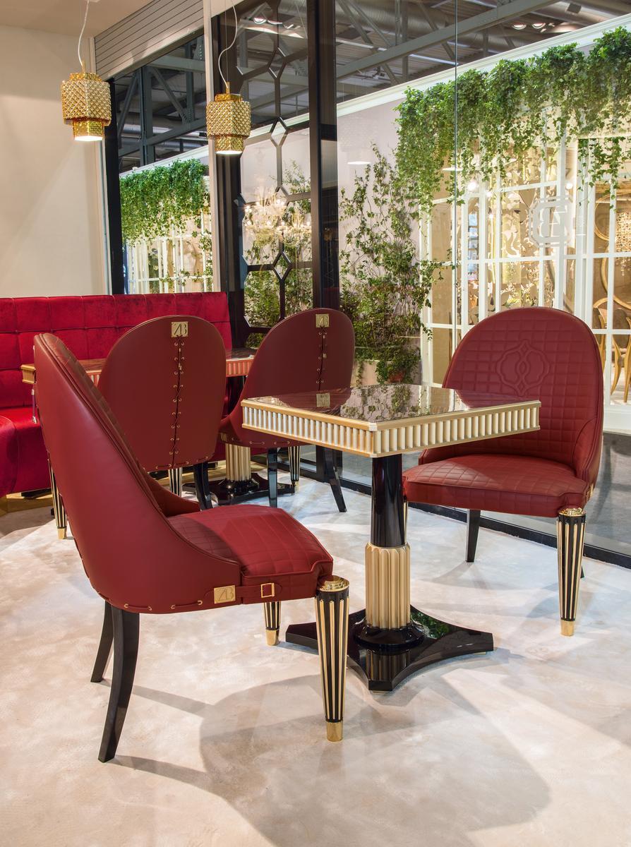 Square solid wood table | Hector by Bruno Zampa