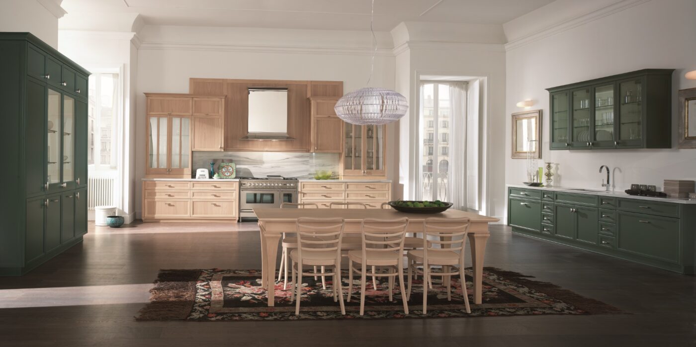 Lacquered kitchen with handles Aster Cucine Avenue