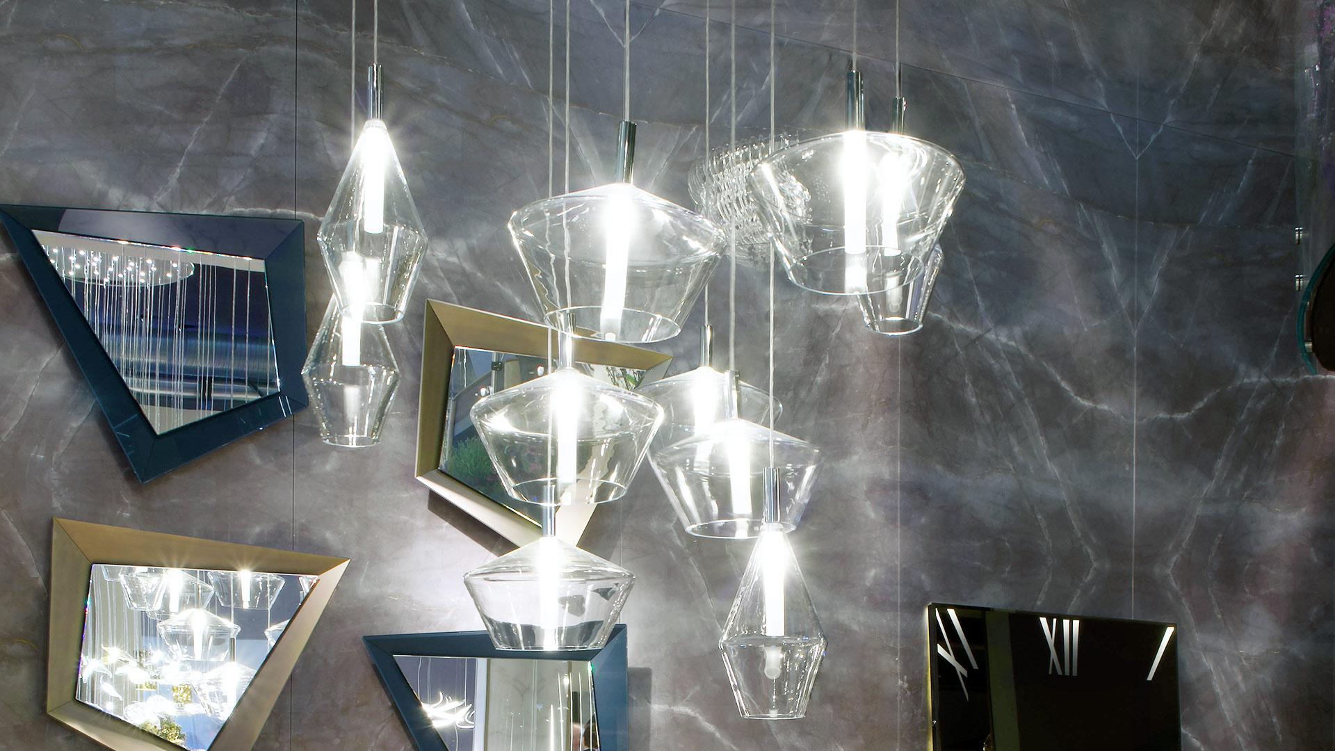 LED blown glass pendant lamp | 24 Gradi by Reflex