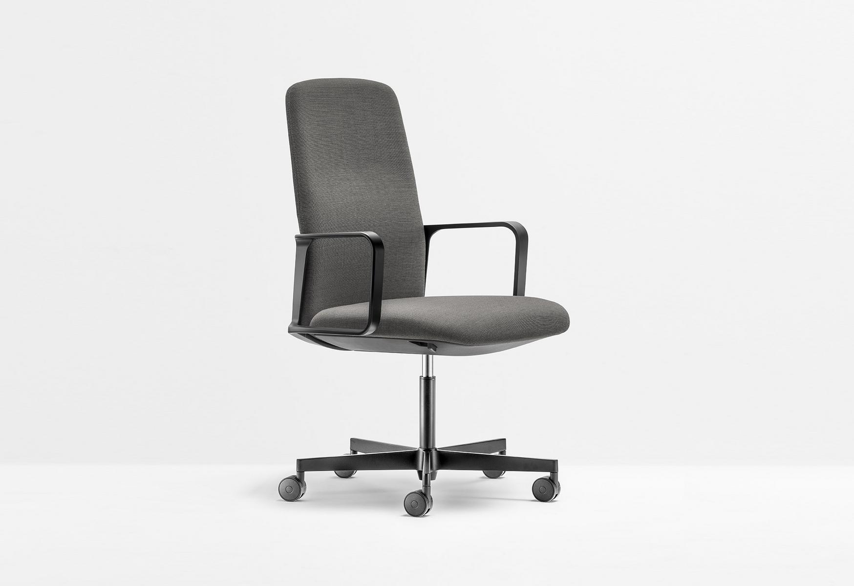 Fabric task chair with 5-Spoke base | Temps 3765 by Pedrali